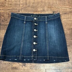 Flying Monkey Dark Blue Button-Up Mini Skirt Size 26